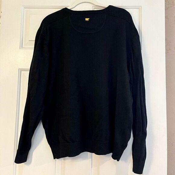 Jack Spicklause Black V-neck Long Sleeve Sweater - Picture 2 of 9